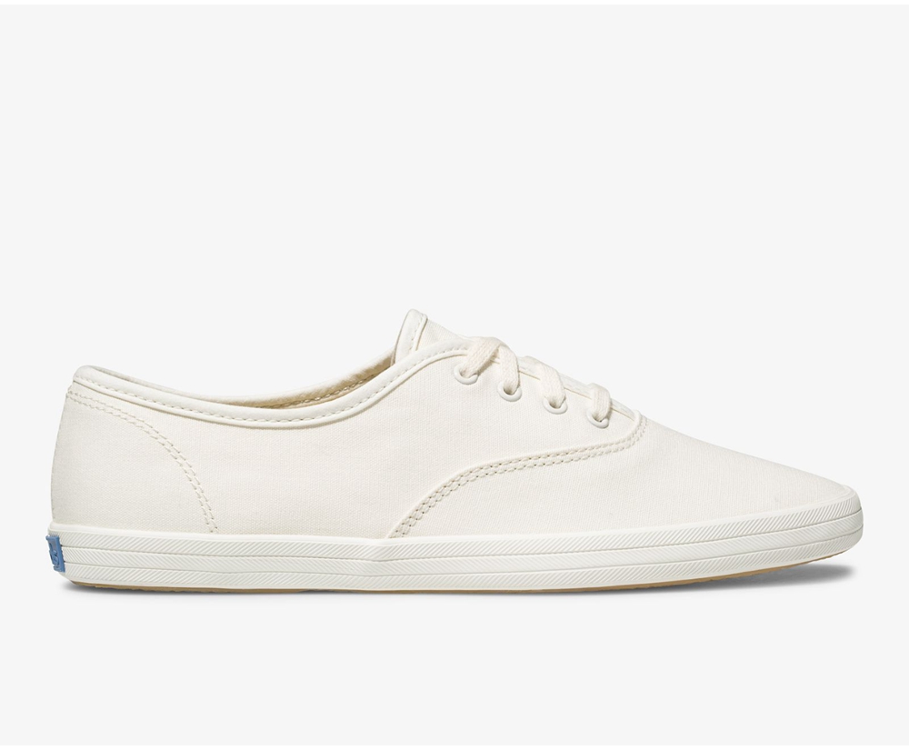 Tenis Keds Mujer Blancos - Vintage Champion Lona - 6893-CENQB